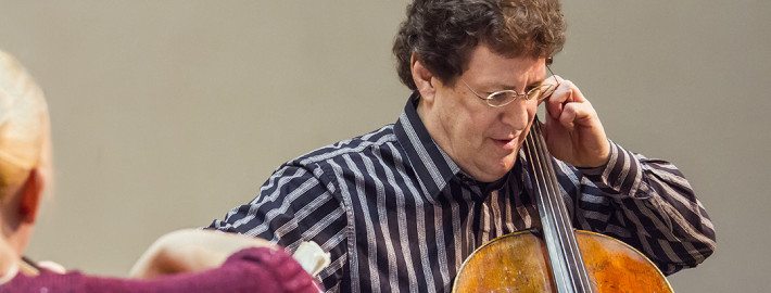 Pro Arte Quartet Rehearsal with composer Benoit Mernier